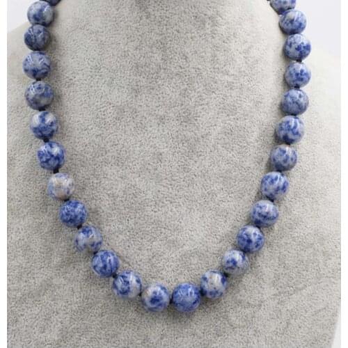 Wow, wow, wow! Sapphire necklace, emerald, 12mm, 18 ", natural, wholesale, discount