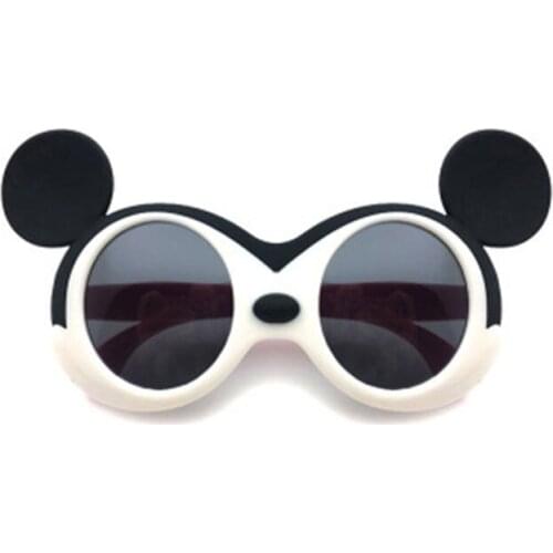 Funny Silicone Polarized Cartoon Mouse Sunglasses Mickey Mouse Sunglass for Kids