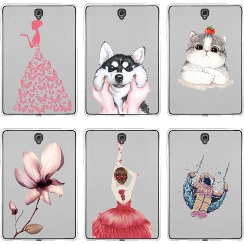 Protective Shells Coque for Samsung Galaxy Tab S3 T820 T825 9.7" Tablet Case TAB S3 9.7 Soft TPU Cute Back Cases