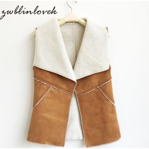 Zwblinlovek Women's Suede Vests China