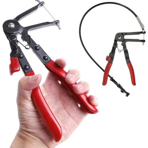 1pcs Flexible Wire Long Reach Hose Clamp Pliers Car Fuel Oil Water Pipe Repair Tool Hand tools