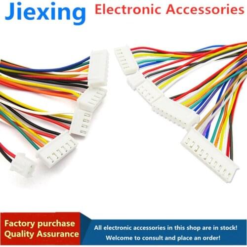 10 pieces of XH2.54 electronic wire terminal line single head tinned 30CM rehearsal line cable 2/3/4/5/6/10P