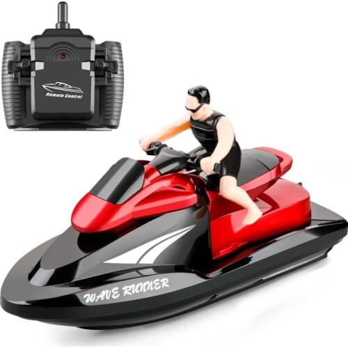 2.4G RC Motorboat Wireless Remote Control Ship Boat High Speed Electric Shipboat Model Kids Toys 20 KM/H