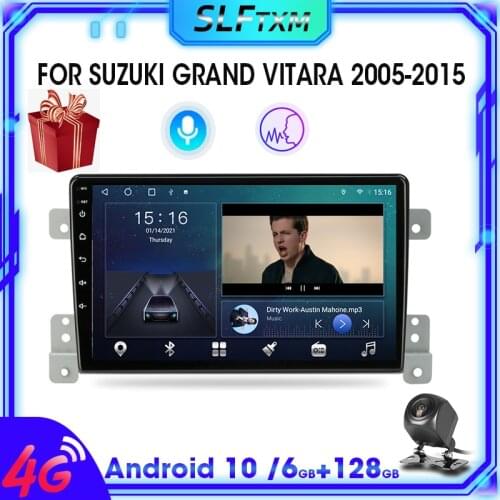 2 din Android 10 Car Radio Multimedia Video Player for SUZUKI GRAND VITARA/Escudo 3 2005-2015 2 din Stereo GPS Navigation 4G+64G