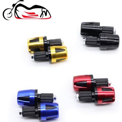 7/8" 22mm CNC Aluminum Motorcycle HandGrip Handle Bar End Plug Weight Slider