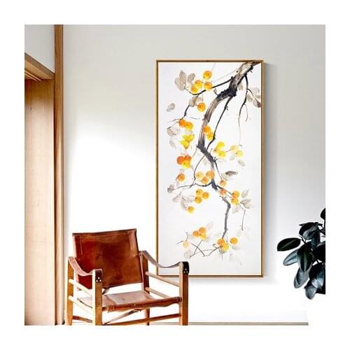 New Diamond Painting Full Drill Living Room Chinese Style Embroidered Cross-stitch Embroidery Vertical Version Entrance Modern