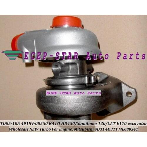 Free Ship TD05-10A 49178-00530 49178-00550 ME080341 49178-00520 Turbo For KATO HD300 HD400 HD450 120 E110 Excavator 4D31 4D31T