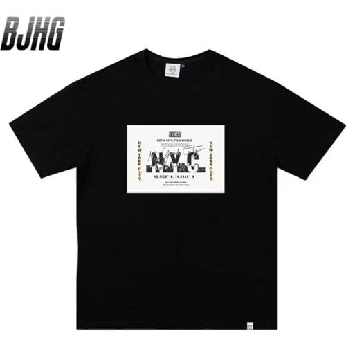 Pure Cotton Letter T-shirt For Men And Women All-match Round Neck Short-sleeved Large Size T-shirt Mens Top Bottoming Shirt 7XL