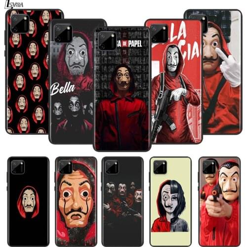 Spain TV Money Heist House For OPPO Realme Narzo 20 C2/3/11/12/15/17 X2 X3 X7 XT X50 Q2i V3 V5 V15 Pro Black Phone Case