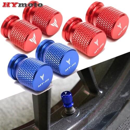 For YAMAHA MT01 MT09 MT07 MT10 MT03 MT25 MT-09 MT-07 MT-10 MT-03 MT-25 Motorcycle Accessories Wheel Tire Valve Caps Stem Cover