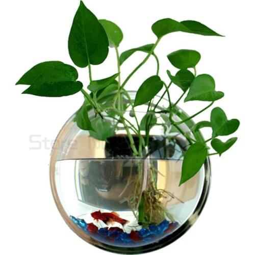 Creative wall decoration hanging glass vase hydroponic plant flower arrangement flowerpot simple wall hanging