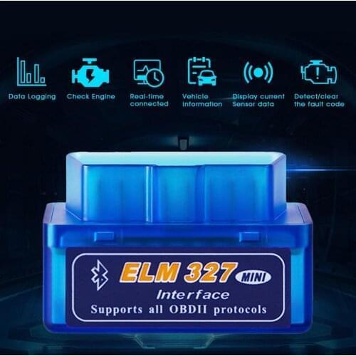 Mini Elm327 Obd2 Scanner Code V1.5 Bluetooth-compatible OBD2 Automobile Detector Code Reader Obd2 Car Scanner for Android System