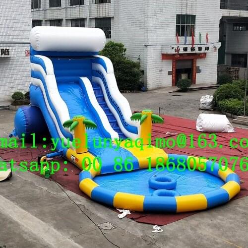 Factory direct inflatable castle / slide / Pool slides/water slides large adult childrens play for sale KYS-705
