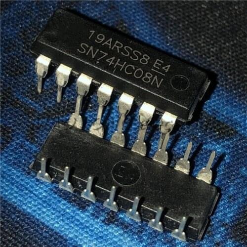 10PCS/LOT SN74HC08N DIP14 SN74HC08 DIP 74HC08N 74HC08 DIP-14 new and original IC In Stock