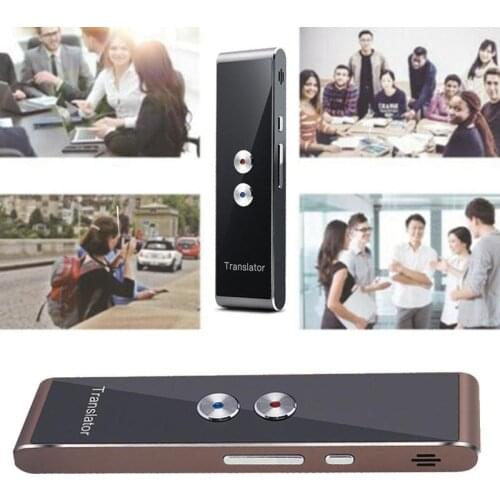 T8 Portable Mini Wireless Smart Translator 40 Languages Two-Way Real Time Instant Voice Translator APP Bluetooth Multi-Language
