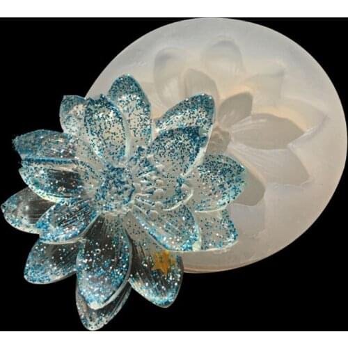 JAVRICK DIY Silicone 3D Flower Moulds Mold Resin Jewelry Pendant Making Tool Crafts New