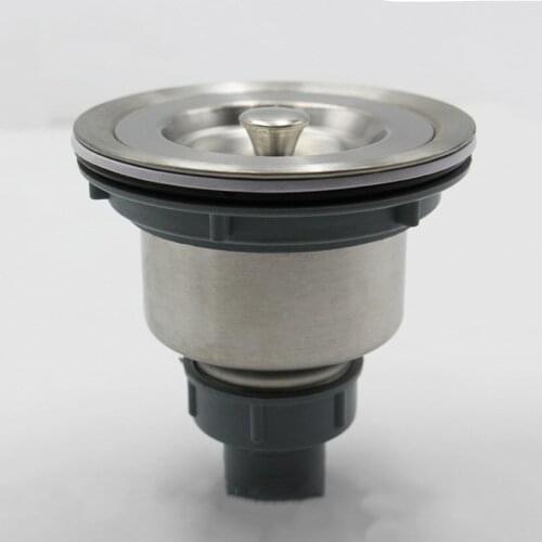 Stainless steel downcomer sink single head launching basket launching accessories double trough vegetable basin downer