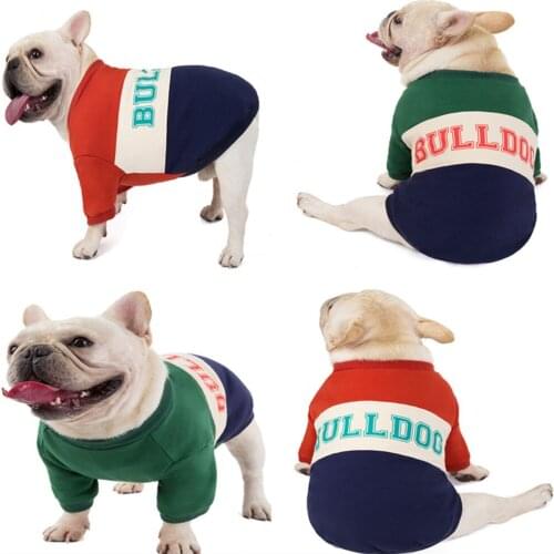 World Cup Soccer Jersey Dog Clothes Pets Products Sprotswear Style Clothing For French Bulldog Soft Puppy Outfit Costume