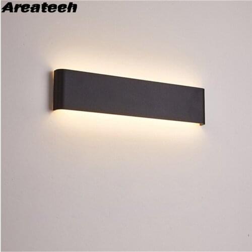 12W Rectangle Front Mirror Light LED Wall Lamp Aluminum Wall Lights for Home Lighting Light Fixture Loft Stair Wall Lamp NR-237