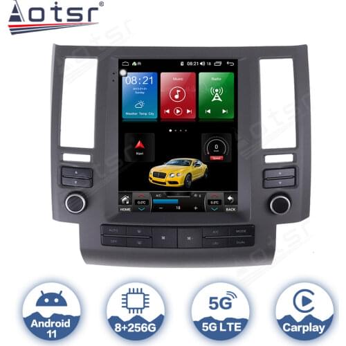 For Infiniti FX35 FX45 FX25 FX37 QX56 2003 - 2006 Android 10 Car Radio Coche Multimedia Player GPS Navigation CarPlay AutoRadio