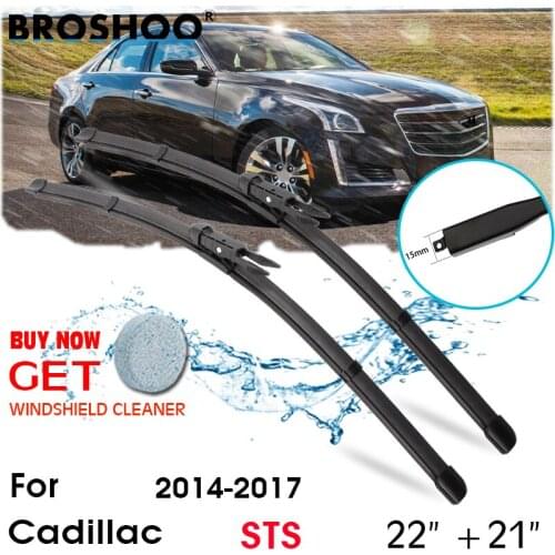 Car Wiper Blade Front Window Windscreen Windshield Wipers Blades Auto Accessories For Cadillac STS 22"+21" 2014-2017