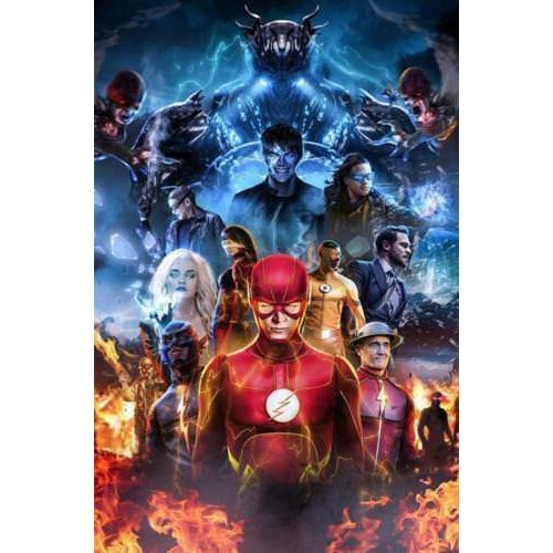 B057 The Flash TV Series Superhero Season 3 Hot Silk Cloth Poster Art Bedroom Decoration