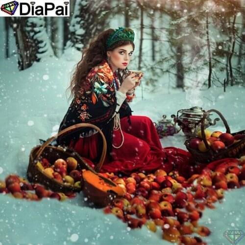 DiaPai DIY 5D Diamond Painting "Beauty fruit" Full Diamond Embroidery Sale Picture Of Rhinestones For Festival Gifts A25260