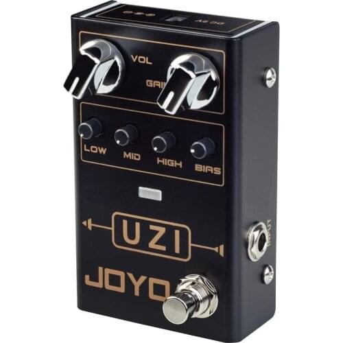 JOYO UZI Distortion Pedal Guitar Effect Pedal for Heavy Metal Music With BIAS Knob True Bypass Guitar Bass Accessories