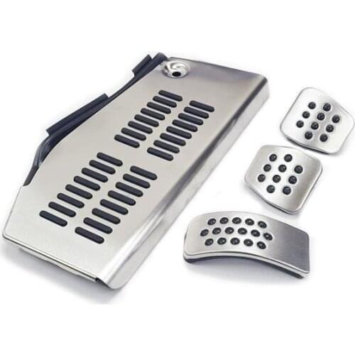 Stainless Steel Pedal Set (Manual Transmission) For Golf Jetta MK4, New Beetle (For LHD and manual transmission ONLY)