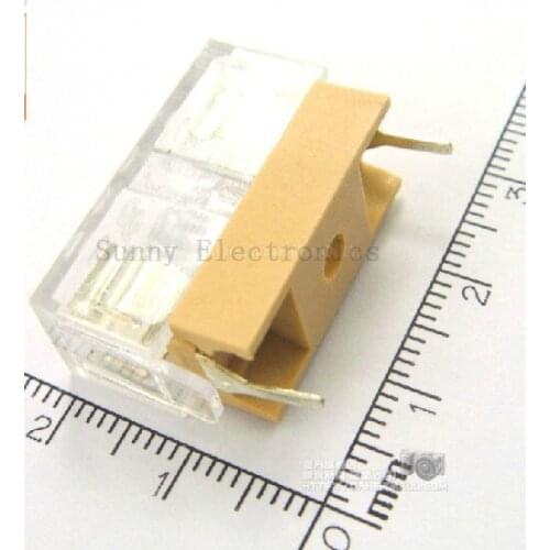 Wholesale 500set Panel Mount PCB Fuse Holder Case with plasitc Cover 5x20mm