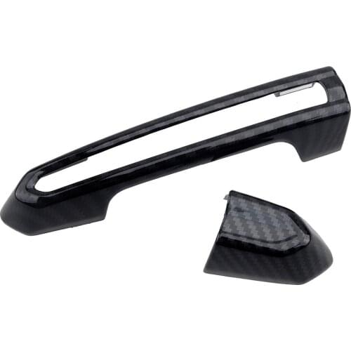 Carbon Fiber Style Door Handle Trim Cover ABS Fit For Cadillac ATS XTS CT6 XT4 XT5 XT6 2013 2014 2015 2016 2017 2018 2019 2020
