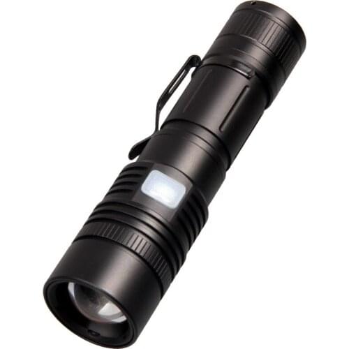 P50 strong light long-range telescopic zoom mobile power bank multi-function xenon lamp LED flashlight