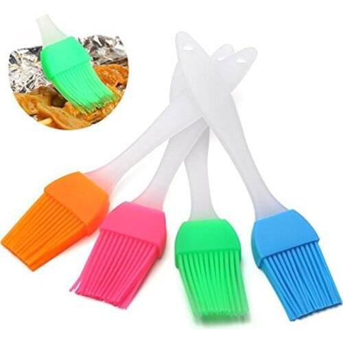 BBQ Utensil Basting Oil Brushes Grill Brush Kitchen Cake Brush Silicone Baking Oil Brush Pastry Cream Bread Tool Cocina Hom