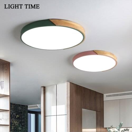 Simple Led Ceiling Light For Living room Dinning room Kitchen Bedroom Office room Round Shape Home Creative Ceiling Lamp Acrylic