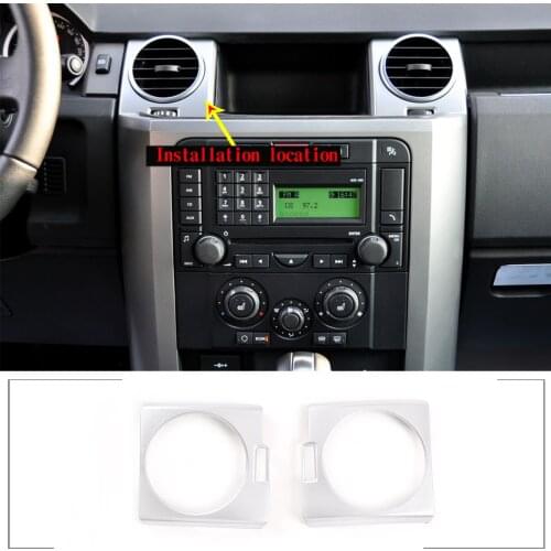 For 2004-2009 Land Rover Discovery 3 central control air outlet frame ABS auto parts