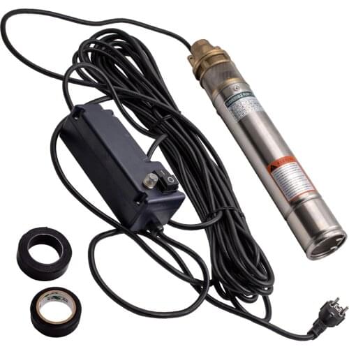 3" 750w 2800 L/h Garden Home Pump Submersible Water Deep Well Borehole Pump