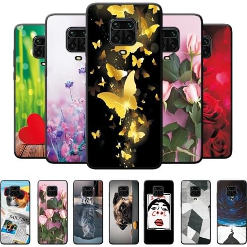 Scenery Silicone Case For Xiomi Redmi Note 9s Case Soft Anti-Shock Phone Cover Redmi Note 9pro Max Case Note 9 s Xiaomi Note9s