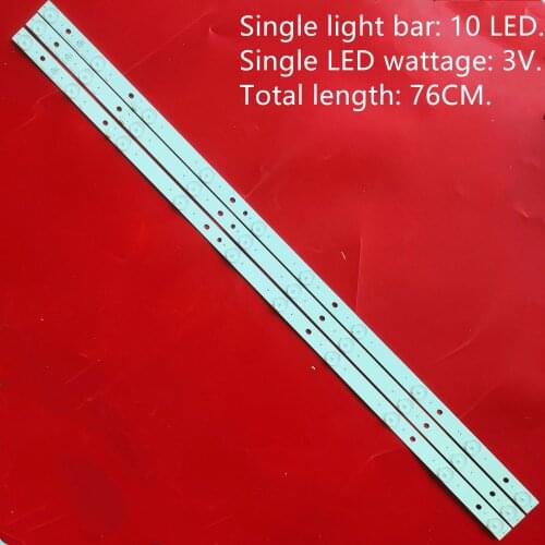 LED Backlight strip 10 lamp For LED39C310A light bar D39-2000 JS-LB-D-JP3920-052DBAD screen LC390TU1A11