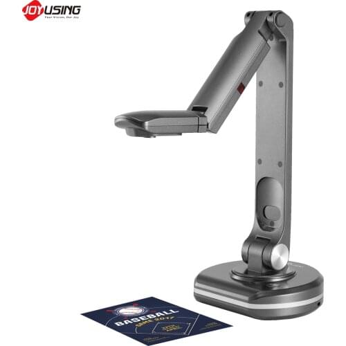 JOYUSING V500S USB 2-in-1 Document Camera & Book Scanner Webcam with Auto Focus 8M A3 Scanning Size LED Light for Mac Windows