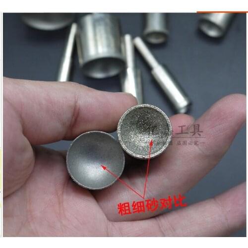 Fine sand ball socket suction grinding head Jade, honey, wax, turquoise, Buddha bead rounding grinder NO.C0365