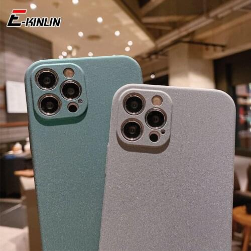 Hard PC Rock Sand Camera Protection Back Cover For iPhone 12 11 Pro XS Max mini XR X SE 2020 8 7 6S 6 Plus Matte Thin Phone Case