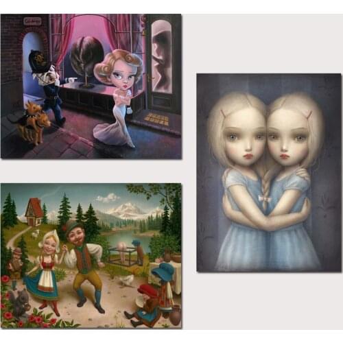 Mark Ryden Aafccd03bee 1 Panel Abstract Wall Art Oil Painting Poster Canvas Painting Print for Living Room Home Decor