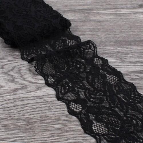 10yards/color/pack 3 inch wide Tulle Lace Trim Lace Ribbon for Ornaments Elastic Lace Stretch for Baby Girls Hair Accessories