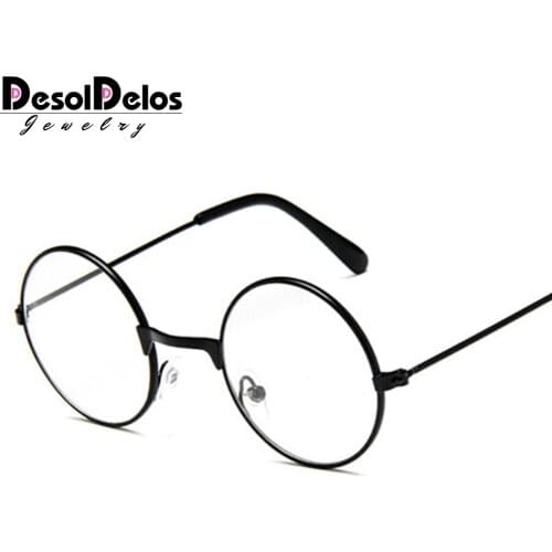 2019 Round Spectacles Glasses Frames Eyewear Kids With Clear Lens Myopia Optical Transparent Glasses For Children Boys Girls