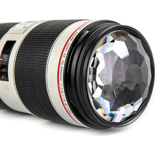 77mm Colored Kaleidoscope Prism Filter Camera Lens Variable Number of Shooting Objects Gourmet Wedding Effect SLR Accessories