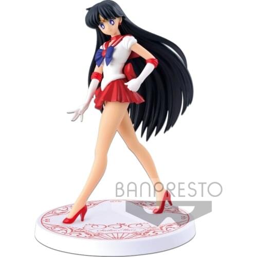 BANDAI Banpresto Sailor Moon Hino Rei Figure Model Anime