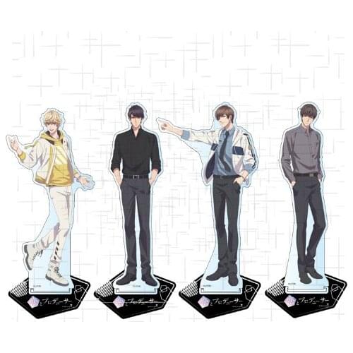 Anime Mr Love: Queens Choice Zhou QiLuo Victor Gavin Lucien Acrylic Stand Figure Display Model Plate Cosplay Desk Decor