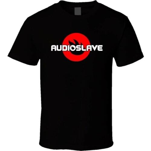 Audioslave - Classic Logo - Band Shirt Black White Tshirt MenS Free Shipping New Trends Tee Shirt