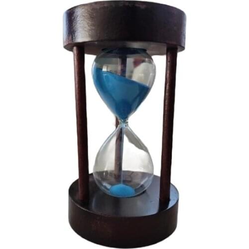 Big Shop Wooden Sand clock desk clock relogio de mesa настольные часы reloj de escritorio