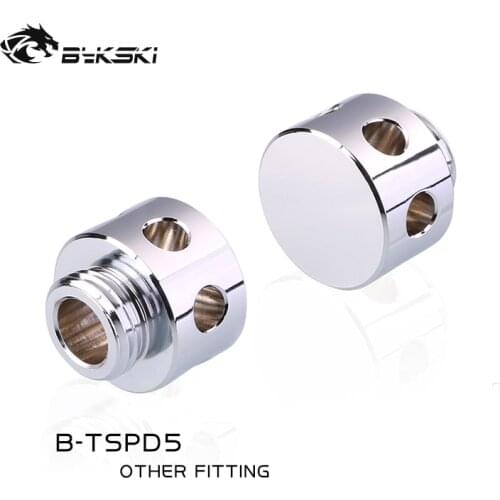 Bykski water cooling fitting Flow buffer/Splitter/Defoamer/Water tank built-in spoiler B-TSPD5